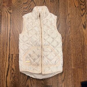 Simply Southern Kids Cream Quilted Vest